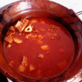 El cooksnap de Fer CG cuando hizo Codillo de puerco en chile guajillo.