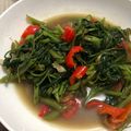 Cooksnap dari singkong untuk resep Tumis Kangkung Ala RM. Ayam Bakar Wong Solo
