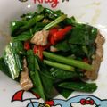รูป Cooksnap ของ KawaiiKoi Arteenun เมื่อเขาทำ ผัดคะน้าหมูชิ้น