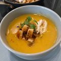 Yui Miles's cooksnap of when they made Spiced Pumpkin Soup and Garlic Bread.