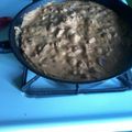 El cooksnap de Dani Morones cuando hizo Salchichas a la crema enchipotlada.