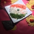 Shobha Deshmukh's cooksnap of when they made तिरंगा सलाद रेसपी (tiranga salad recipe in marathi).