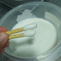 El cooksnap de Victoria Camias cuando hizo Alioli de leche (sin huevo).