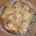 El cooksnap de Miriam Bogado Frías cuando hizo Pizza de arroz y arvejas (sobras).