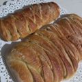 El cooksnap de Paula Frattasi cuando hizo Trenza dulce con crema pastelera.