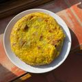 Sam Meadley's cooksnap of when they made Spanish Omelette.