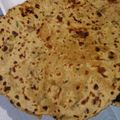 Saadia Ehtasham's cooksnap of when they made Aloo ka paratha.