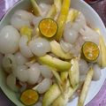 Cooksnap dari Atika Nurjannah untuk resep Asinan rambutan dan kedondong pedas asam manis