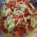 El cooksnap de Nadia Vilte cuando hizo 🌸 Ensalada proteica de Primavera 🌸 Full color: Quinoa, garbanzos, tomate, cebolla, pepino y apio.