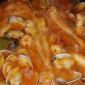 El cooksnap de barbaverde990 barbaverdito cuando hizo Rape con patatas, almejas y gambitas.