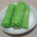 Cooksnap dari LielHy Yunus untuk resep Dadar Gulung isi Unti Kelapa (tips membuat kulit bopeng cantik)