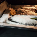 El cooksnap de Eduardo Cano Hernández cuando hizo Lubina a la sal - receta de pescado al horno.