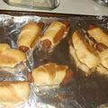 Daniell Mercer's cooksnap of when they made Pigs in a Blanket.