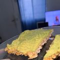 El cooksnap de Sofía Aramayo cuando hizo Panqueque de avena salado.