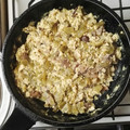 El cooksnap de gatomanuel49 cuando hizo Revuelto de judías verdes con setas, ajo, cebolla y bacon.