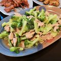 piya peipei's cooksnap of when they made หมูผัดบร็อคโคลี่.