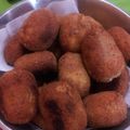 El cooksnap de milisilvetti cuando hizo Bombitas de papa con jamón y queso.