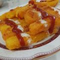 کوک اسنپ nafas cook بعد از امتحان کردن سیب زمینی سوخاری.