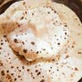 Anousha Qureshi's cooksnap of when they made Ghar ki Roti.