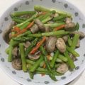 賴 的 蘑菇炒蘆筍 cooksnap