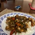 El cooksnap de Nora Mouta cuando hizo Pollo Salteado con Verduras ❤.