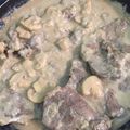 El cooksnap de Dalia Hernandez cuando hizo Lomo al Champiñón.