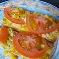 El cooksnap de Merche cuando hizo Welsh rarebit - tosta gratinada.