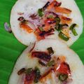 Dipti Mehrotra's cooksnap of when they made Masala uttapam instead semolina (suji) uttapam.