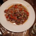 El cooksnap de María Inés Vilas cuando hizo Guiso de arroz con carne y verduras.