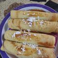 El cooksnap de Marce Correa Antunez cuando hizo Panqueques con dulce de leche.