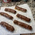 El cooksnap de EstherMR cuando hizo Cañas de chocolate rellenas de crema, sin gluten.