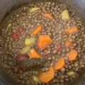 El cooksnap de Sara PA cuando hizo Potaje de lentejas.