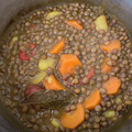 El cooksnap de Sara PA cuando hizo Potaje de lentejas.