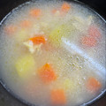 El cooksnap de astrid badia cuando hizo Sopa de pollo.