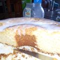 El cooksnap de Karen Molina cuando hizo Budín de mandarinas.