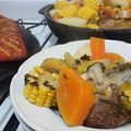 El cooksnap de Sebita cuando hizo Puchero en olla de barro.