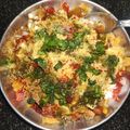 Mitali Chavda (Mitali Darshan Vala)'s cooksnap of when they made મગદાળની ખસ્તા કચોરી અને ચાટ(khasta kachori recipe in Gujarati).
