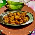  ~Sushma Mishra Home Chef का कुकस्नैप जब उन्होंने कच्चा केला की सब्जी बनाया था।