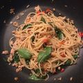 รูป Cooksnap ของ MU เมื่อเขาทำ สปาเก็ตตี้กะเพราหมูสับ