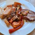 Cooksnap από Kostakis Konstantinou στη συνταγή Μπριζόλες χοιρινές με λαχανικά στη γάστρα