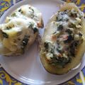 El cooksnap de Karina Acevedo cuando hizo Papas rellenas con salsa blanca y acelga.