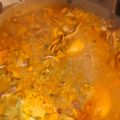 El cooksnap de Jimena Buttini cuando hizo Paella de mariscos.