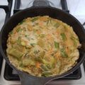 El cooksnap de Nicolas Solis De Ovando cuando hizo Tortilla de espárragos.