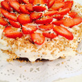 El cooksnap de Yolanda B. cuando hizo Tarta de fresas de San Valentín.