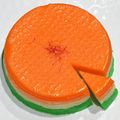 Madhumita Bishnu's cooksnap of when they made Independence Day Tricolor Kesari Sweet.