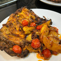 El cooksnap de Marta cuando hizo Pollo asado al estilo turco con patatas y cebolla.