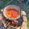 Adri Tárkányi Cooksnap-ja, amikor elkészítette a(z) Bográcsos pincepörkölt receptet.