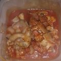 El cooksnap de basiliolmo cuando hizo Manitas de cerdo con salsa picante.