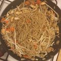 El cooksnap de Julieta Blanco cuando hizo Fideos thai.