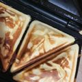 Rashida Minhaj's cooksnap of when they made Mini cake on sandwich maker.